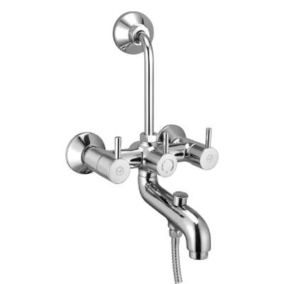 Wall Mixer 3 in 1 with L Bend — Waterman Evoque Collection