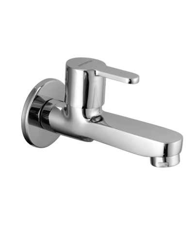 Long Body Bib Cock WITH Wall Flange