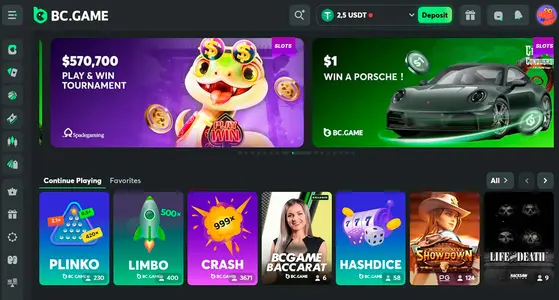 Experience the Thrill of BC Game Crypto Casino SK